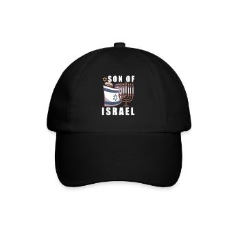 Israelite Jew Israelite Heritage Jewish Israel Jew - Baseballkappe - Schwarz/Schwarz - Vorne