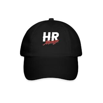 Hr Manager Human Resources Personaler Personal - Baseballkappe - Schwarz/Schwarz - Vorne