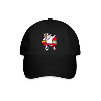 Deutschland Fußball - Baseballkappe - Schwarz/Schwarz - Vorne