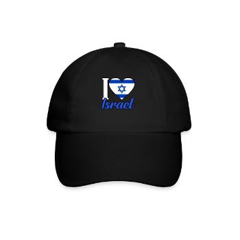 Israel - Baseballkappe - Schwarz/Schwarz - Vorne