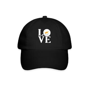 Zypern - Baseballkappe - Schwarz/Schwarz - Vorne