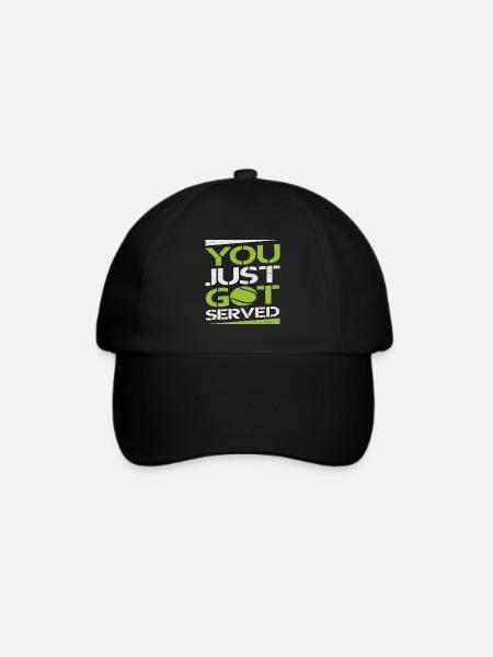 You Just Got Served – Basketball Motiv - Baseballkappe - Schwarz/Schwarz