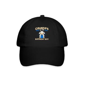 Schafzucht Landwirt Nutztier Schafe Geschenk - Baseballkappe - Schwarz/Schwarz - Vorne