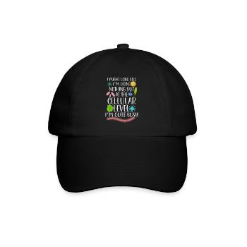 Microbiologist Microbiology Lab Staph Biology - Baseballkappe - Schwarz/Schwarz - Vorne