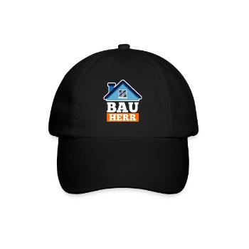 Bauherr - Baseballkappe - Schwarz/Schwarz - Vorne