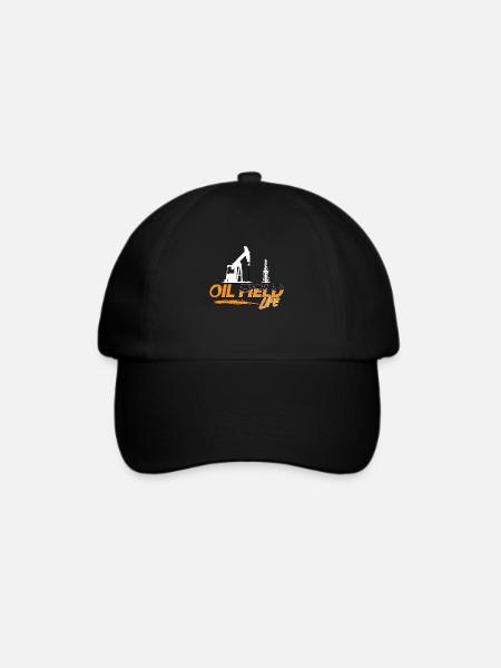 Ölfeldarbeiter Ölfeldleben Öl Rig Rougneck - Baseballkappe - Schwarz/Schwarz