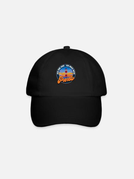 Prerow - Baseballkappe - Schwarz/Schwarz