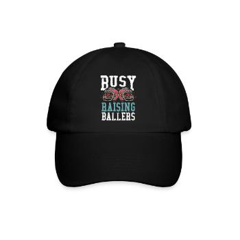 Beschäftigt Baller Aufzuziehen - Baseballkappe - Schwarz/Schwarz - Vorne