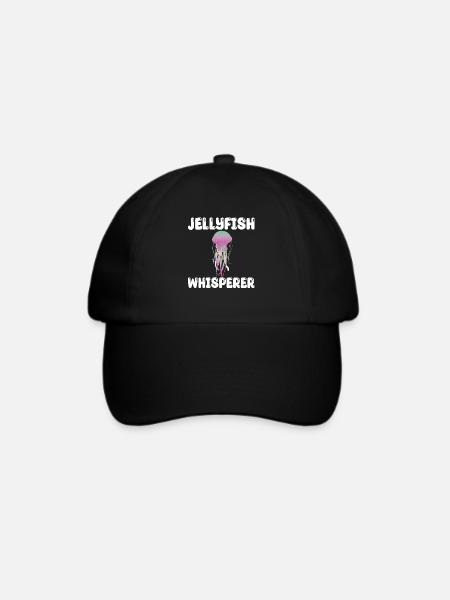 Quallenflüsterer - Baseballkappe - Schwarz/Schwarz