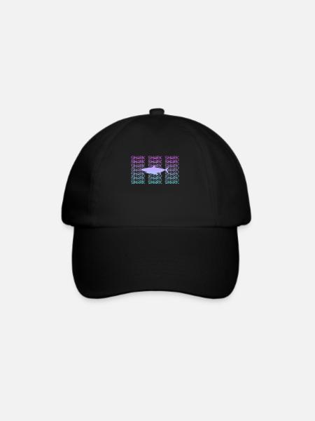 Hai - Baseballkappe - Schwarz/Schwarz