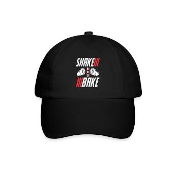 Shake And Bake - Baseballkappe - Schwarz/Schwarz - Vorne