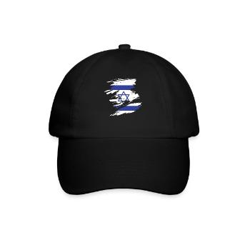 Israel - Baseballkappe - Schwarz/Schwarz - Vorne