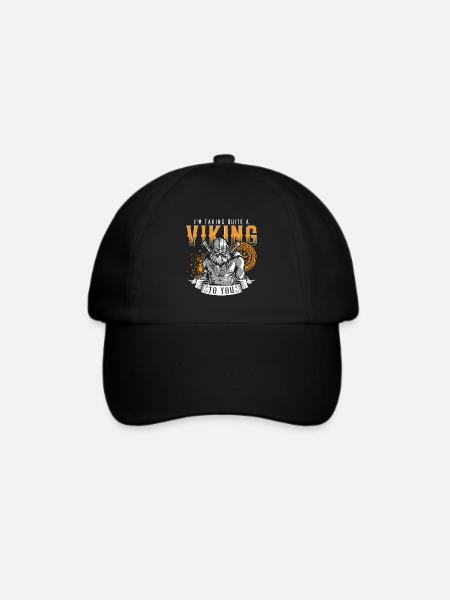 Norse Viking Mythology Design for Viking Warriors - Baseballkappe - Schwarz/Schwarz
