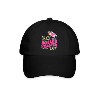 Roller Coaster Girl Crazy Roller - Baseballkappe - Schwarz/Schwarz - Vorne