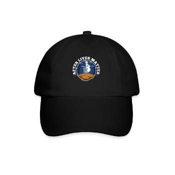 After Lives Matter - Baseballkappe - Schwarz/Schwarz - Vorne