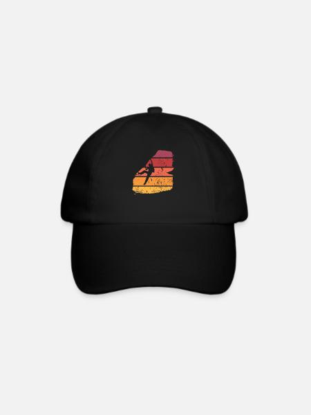 Klettern Freiklettern - Baseballkappe - Schwarz/Schwarz