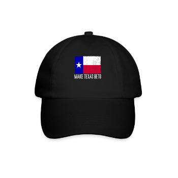 Machen Sie Texas Beto 2022 Texas Flag Beto f�r Gou - Baseballkappe - Schwarz/Schwarz - Vorne
