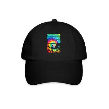 Afrika Safari Savanne - Baseballkappe - Schwarz/Schwarz - Vorne