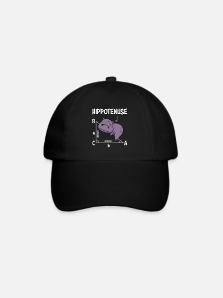 Mathelehrer Hippotenuse Mathematik - Baseballkappe - Schwarz/Schwarz