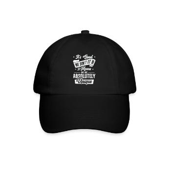 Positivität Außenseiter Dichter Poesie - Baseballkappe - Schwarz/Schwarz - Vorne
