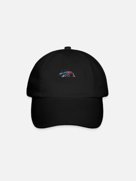 Languste - Baseballkappe - Schwarz/Schwarz