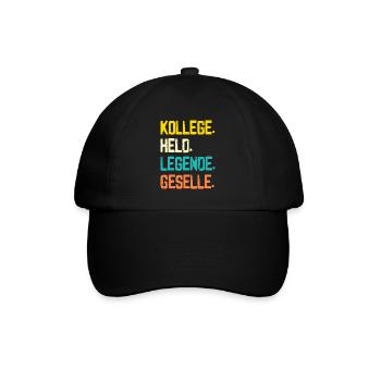 Geselle 2023 Geselle Geselle bestanden Geschenk - Baseballkappe - Schwarz/Schwarz - Vorne