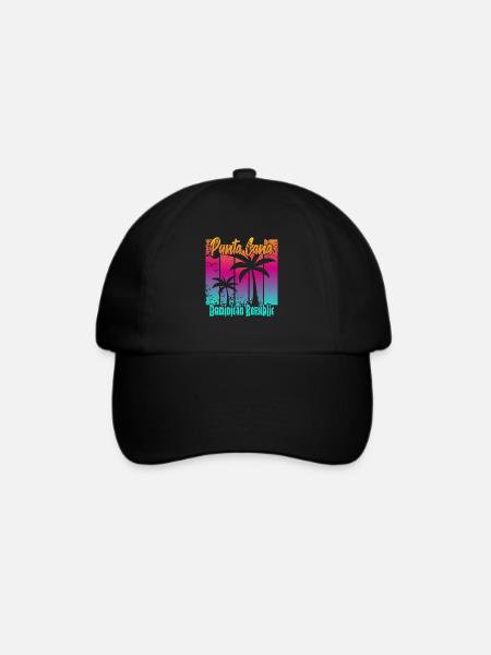 Punta Cana - Baseballkappe - Schwarz/Schwarz