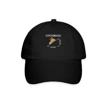 Hypotenuse Elchwinkel - Baseballkappe - Schwarz/Schwarz - Vorne