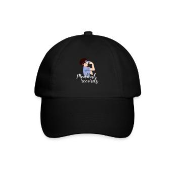 Medical Records girl, Appreciation Medical Records - Baseballkappe - Schwarz/Schwarz - Vorne