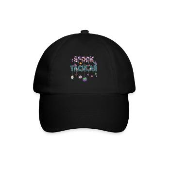 Spook Tacular Gespenstische Halloween - Baseballkappe - Schwarz/Schwarz - Vorne