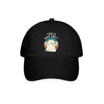 Das Ist Boo Sheet - Baseballkappe - Schwarz/Schwarz - Vorne