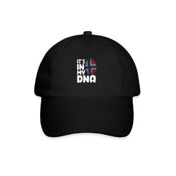 Norwegen - Baseballkappe - Schwarz/Schwarz - Vorne