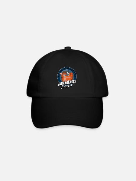 Sauna - Baseballkappe - Schwarz/Schwarz