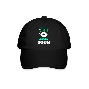 Letzte Chance Ladies Ich Werde Bald Heiraten Braut - Baseballkappe - Schwarz/Schwarz - Vorne