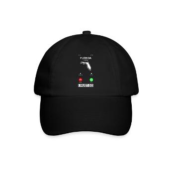 Florida - Baseballkappe - Schwarz/Schwarz - Vorne