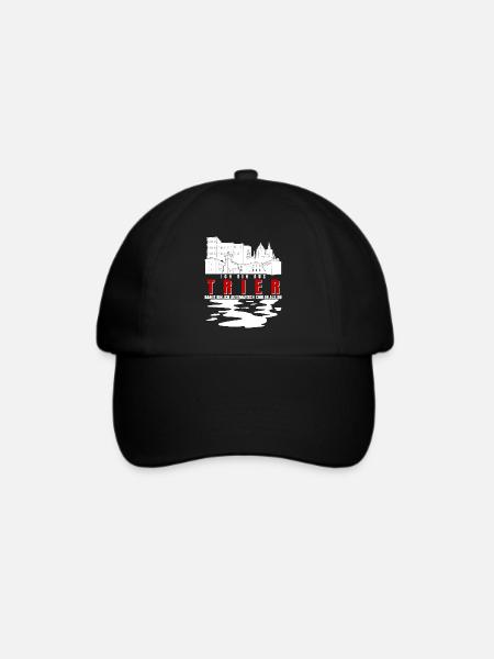 Trier Spruch Witz Trierer - Baseballkappe - Schwarz/Schwarz