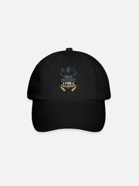 Halloween - Baseballkappe - Schwarz/Schwarz