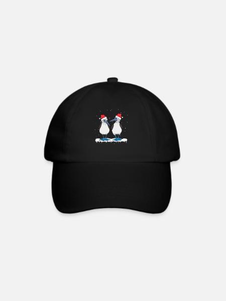 Seevögel Blaufußtölpel - Baseballkappe - Schwarz/Schwarz