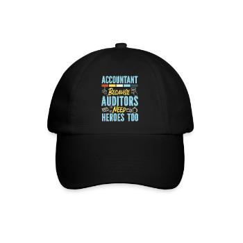Accountant Bookkeeper Accounting - Baseballkappe - Schwarz/Schwarz - Vorne