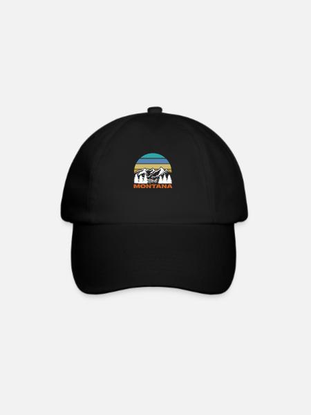 Montana - Baseballkappe - Schwarz/Schwarz