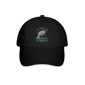 Seekuh - Baseballkappe - Schwarz/Schwarz - Vorne