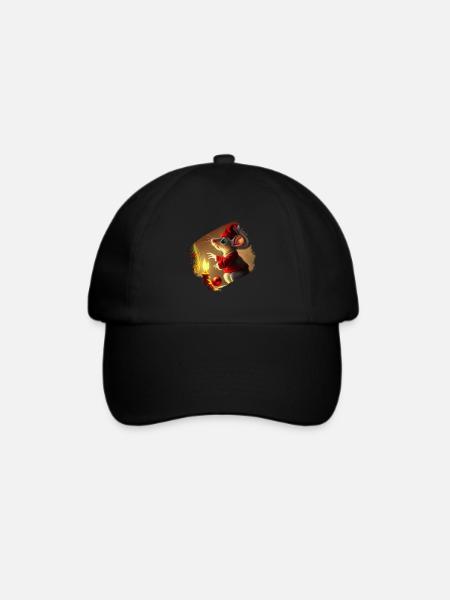 Weihnachtsgeschenk - Baseballkappe - Schwarz/Schwarz