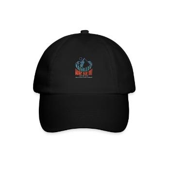 Colorado Mount Blue Sky USA Amerika Geschenk - Baseballkappe - Schwarz/Schwarz - Vorne