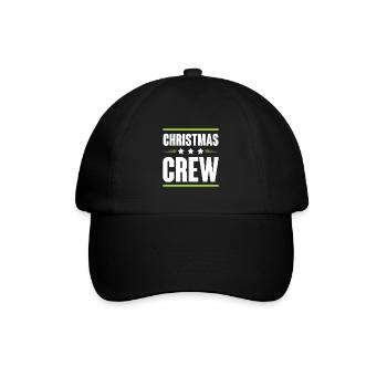 Christmas Crew - Baseballkappe - Schwarz/Schwarz - Vorne