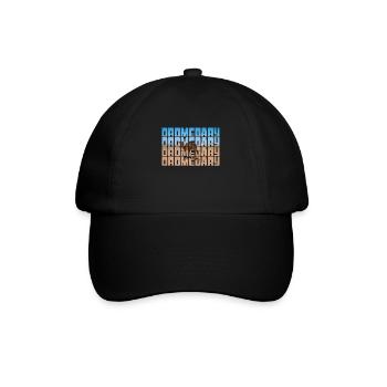 Dromedar - Baseballkappe - Schwarz/Schwarz - Vorne