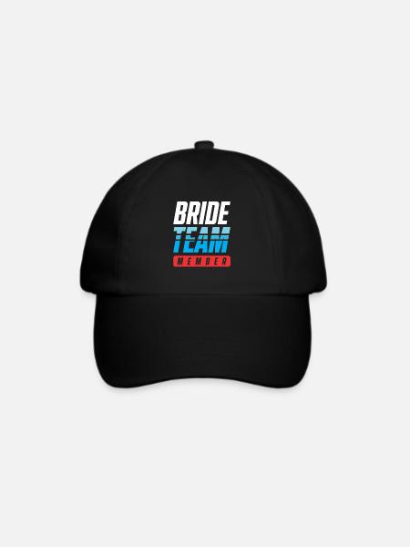 Bride Team - Baseballkappe - Schwarz/Schwarz
