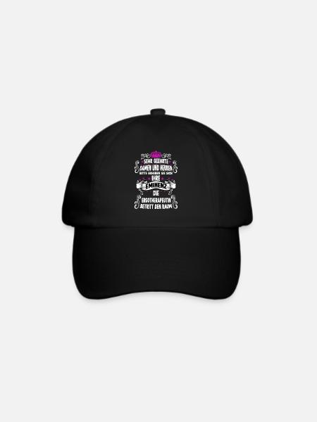 Ergotherapeutin T witziges Spruch Ergotherapeutin - Baseballkappe - Schwarz/Schwarz