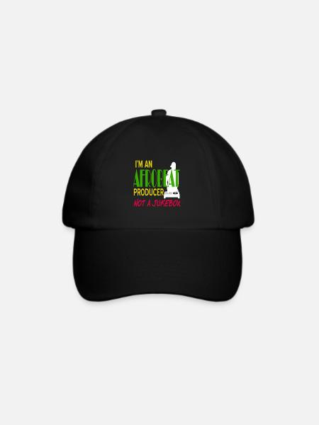 Im an Afrobeat Producer not a Jukebox - Baseballkappe - Schwarz/Schwarz