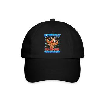 Brodolf the red Nose Gainzdeer Bodbuilder - Baseballkappe - Schwarz/Schwarz - Vorne