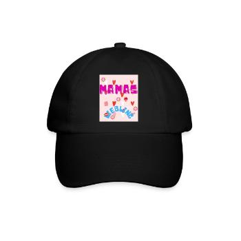 Mamas Liebling - Baseballkappe - Schwarz/Schwarz - Vorne